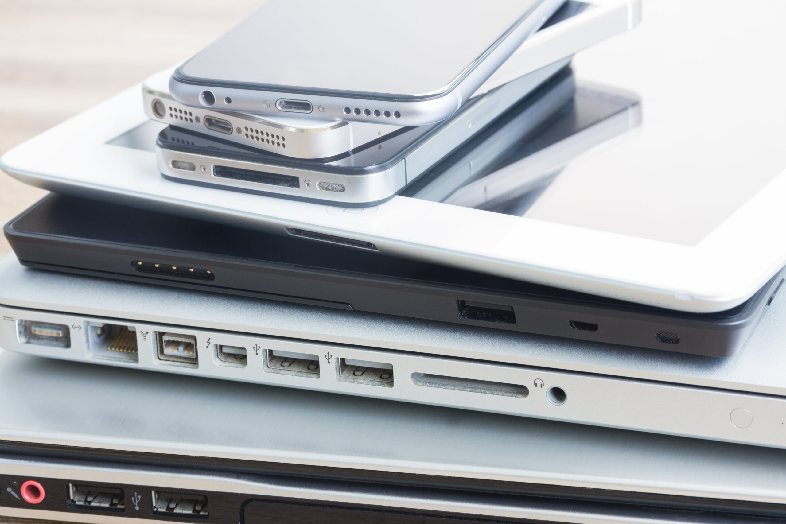 pile of devices